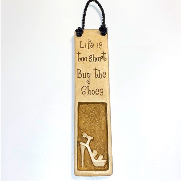 RK Prod. Smile Stone Life Is  Short Buy the Shoes - Picture 1 of 3